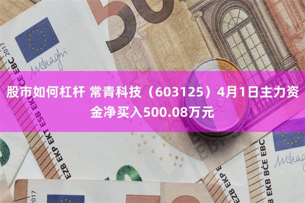 股市如何杠杆 常青科技（603125）4月1日主力资金净买入500.08万元